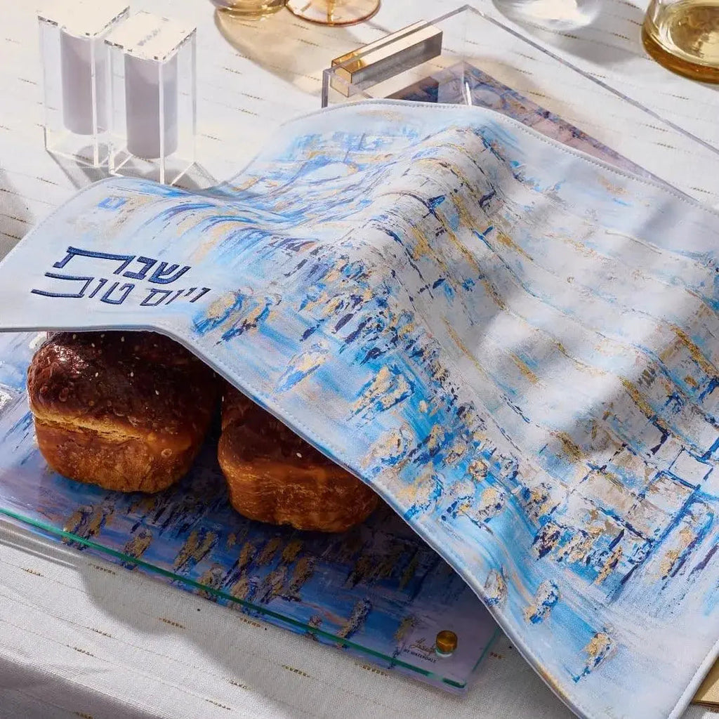 Painted Yosefa Challah Board - Waterdale Collection
