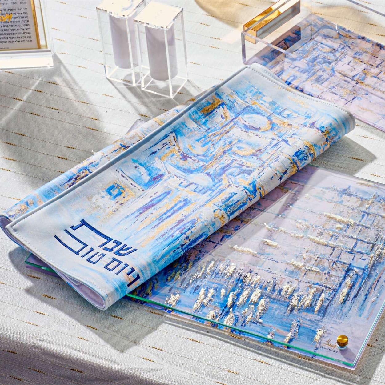 Painted Yosefa Challah Cover