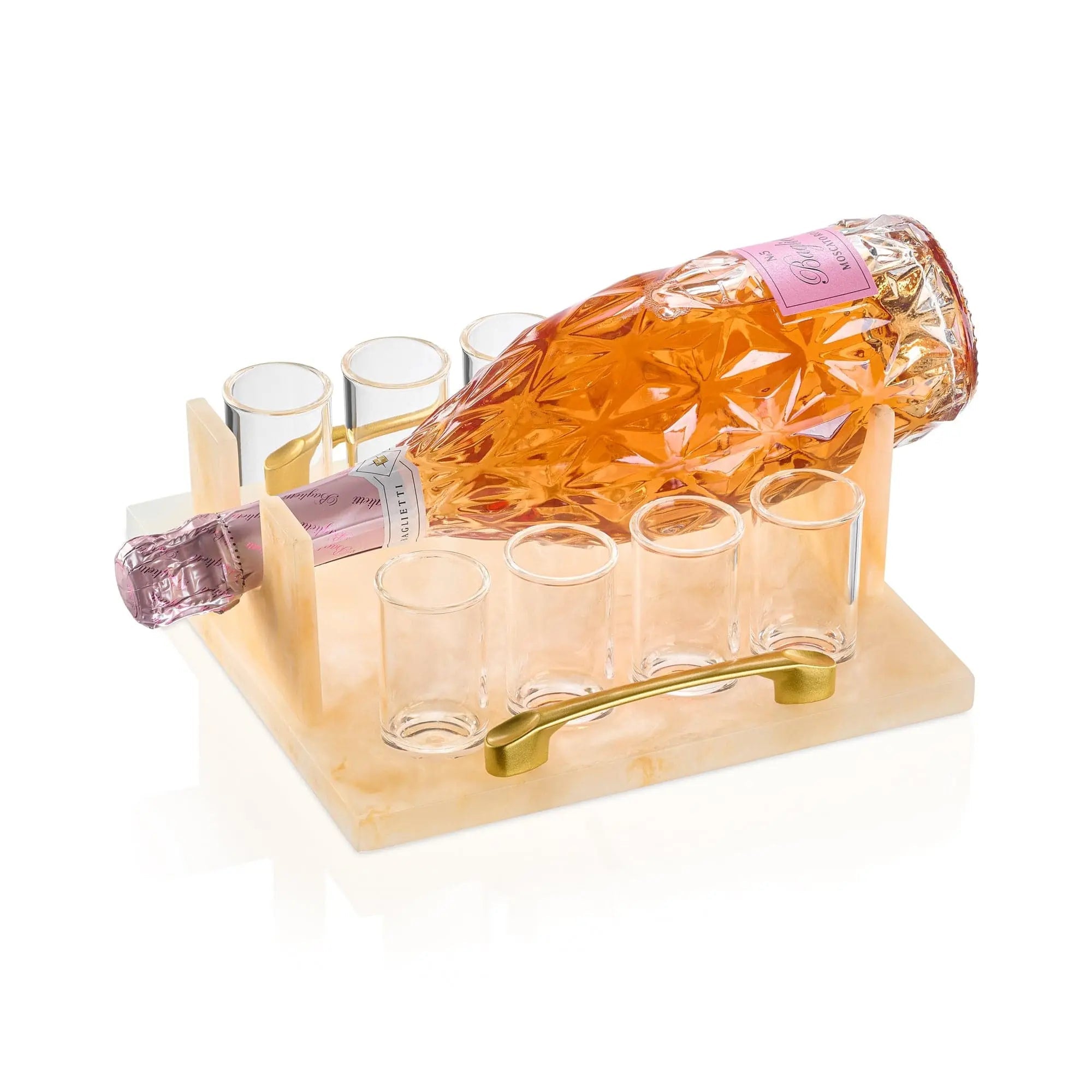 Resin Liquor & Wine Serving Set - Waterdale Collection