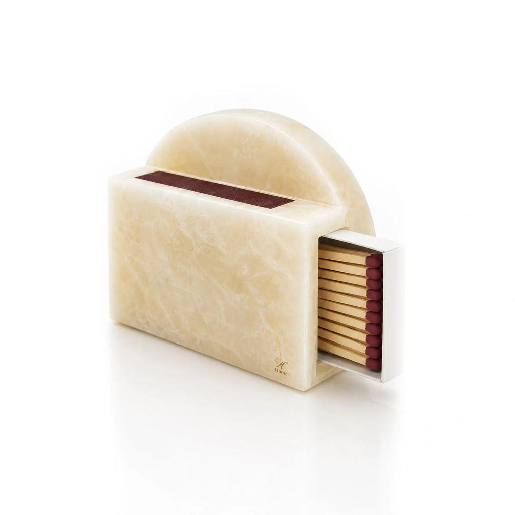 Luxury Resin Shabbos Matchbox Holder | Elegant Judaica Gift