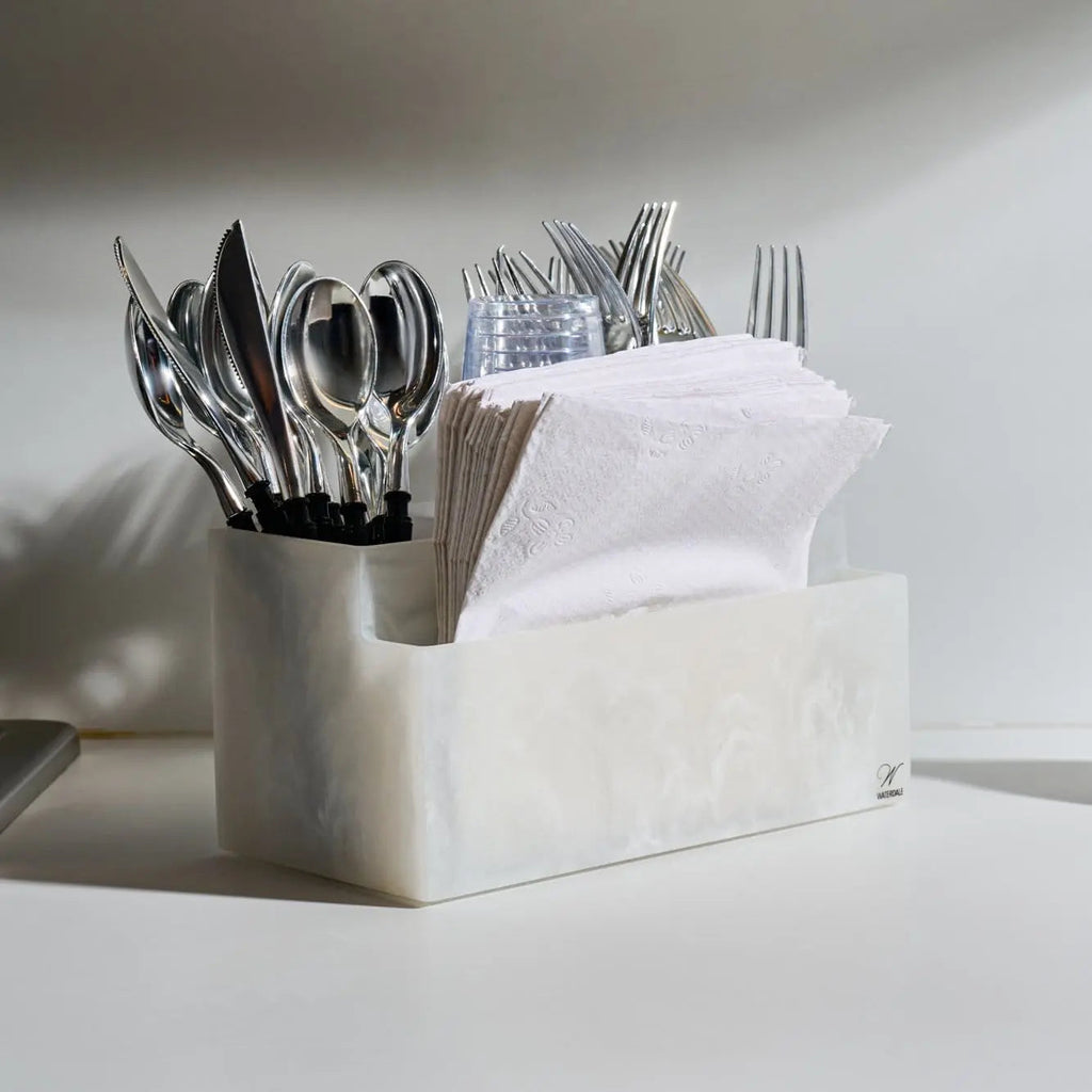 Resin Silverware Caddy - Waterdale Collection