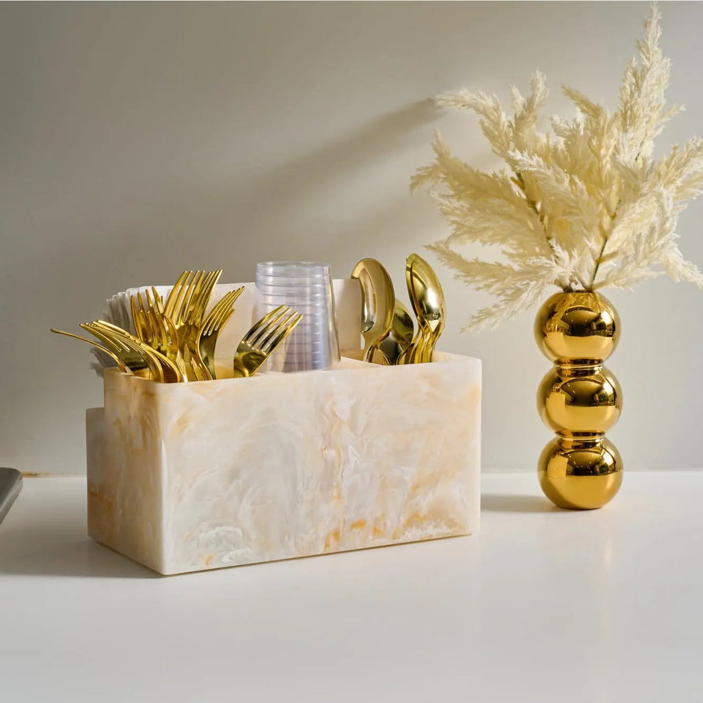 Resin Silverware Caddy - Waterdale Collection