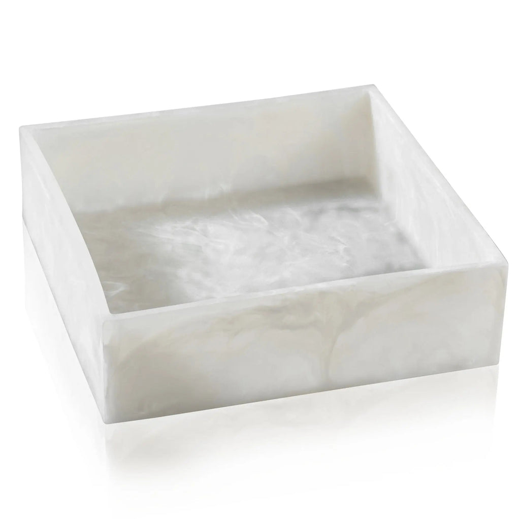 Resin Square Salad Bowl - Waterdale Collection