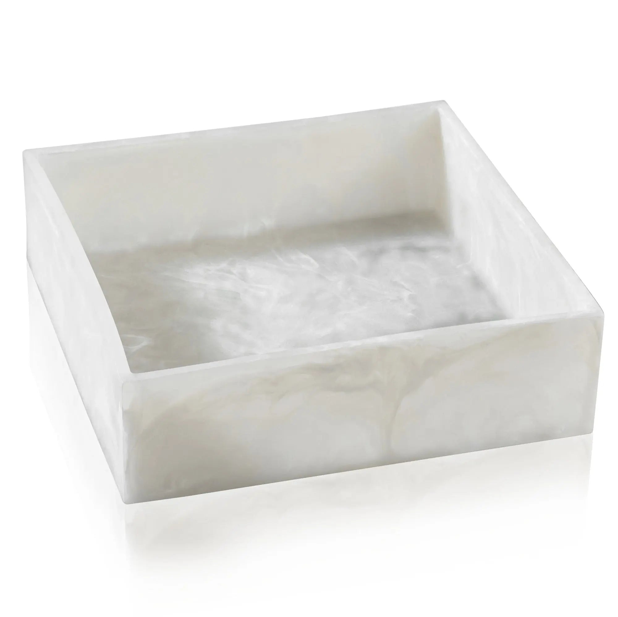 Resin Square Salad Bowl - Waterdale Collection