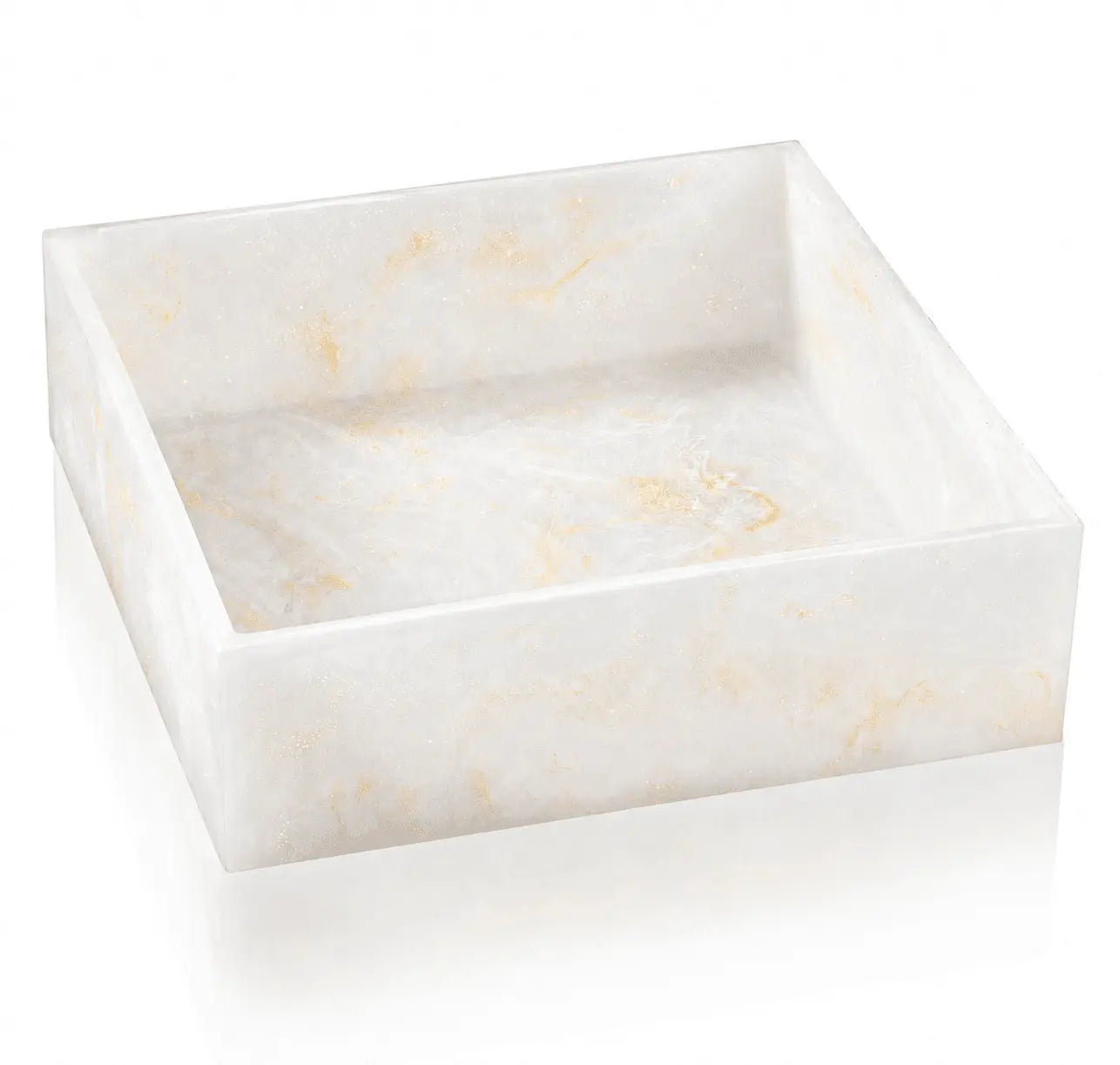 Resin Square Salad Bowl - Waterdale Collection