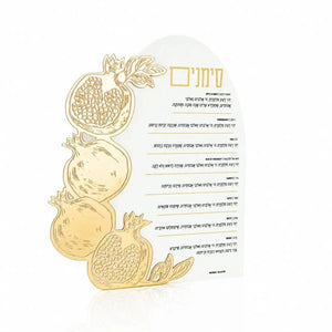 Rosh Hashana Pomegranate Simanim Card