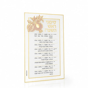 Rosh Hashanah Classic Pomegranate Simanim Card
