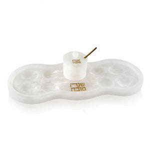Rosh Hashanah Curve Resin Simanim Tray