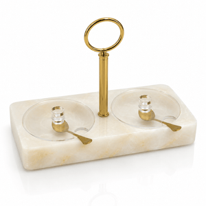 Rosh Hashanah Resin Honey Salt Dish