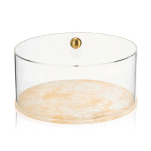 Round Resin Cake Dome