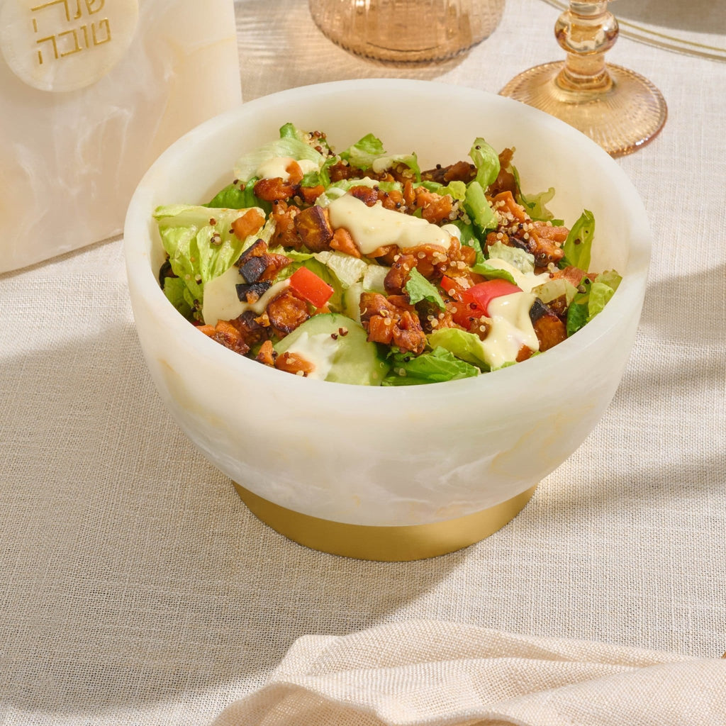 Round Resin Centerpiece Decorative Bowl TableTop - Waterdale Collection