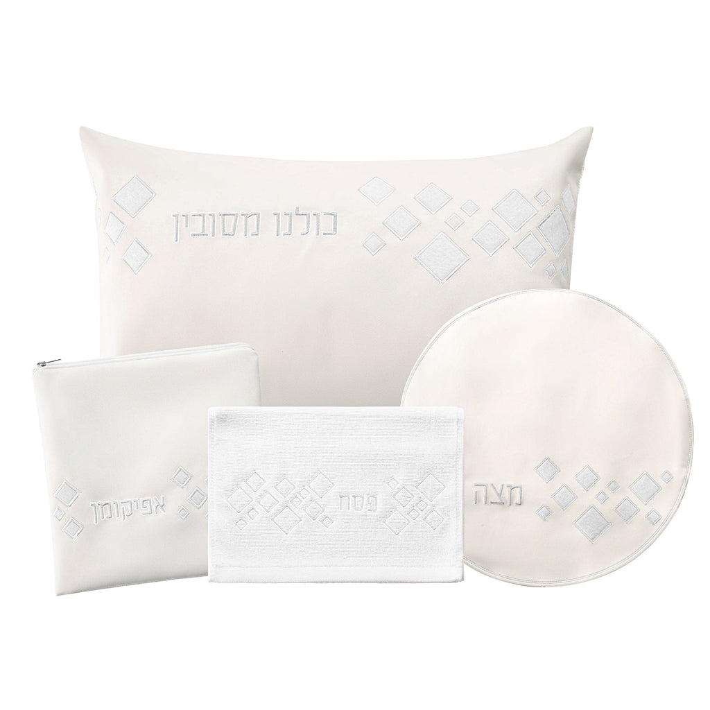 Scattered Fur Pesach Set - White