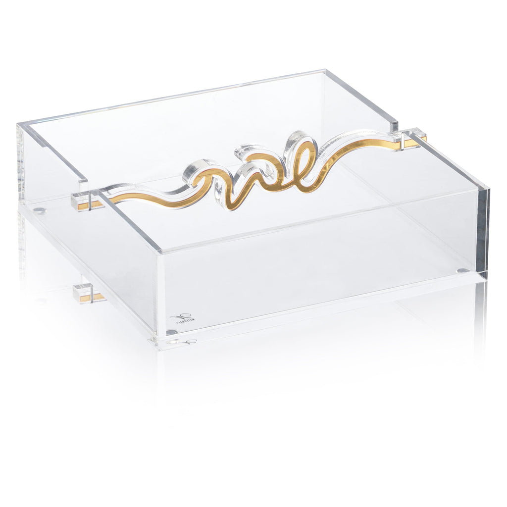 Shabbos Bar Napkin Holder - Waterdale Collection