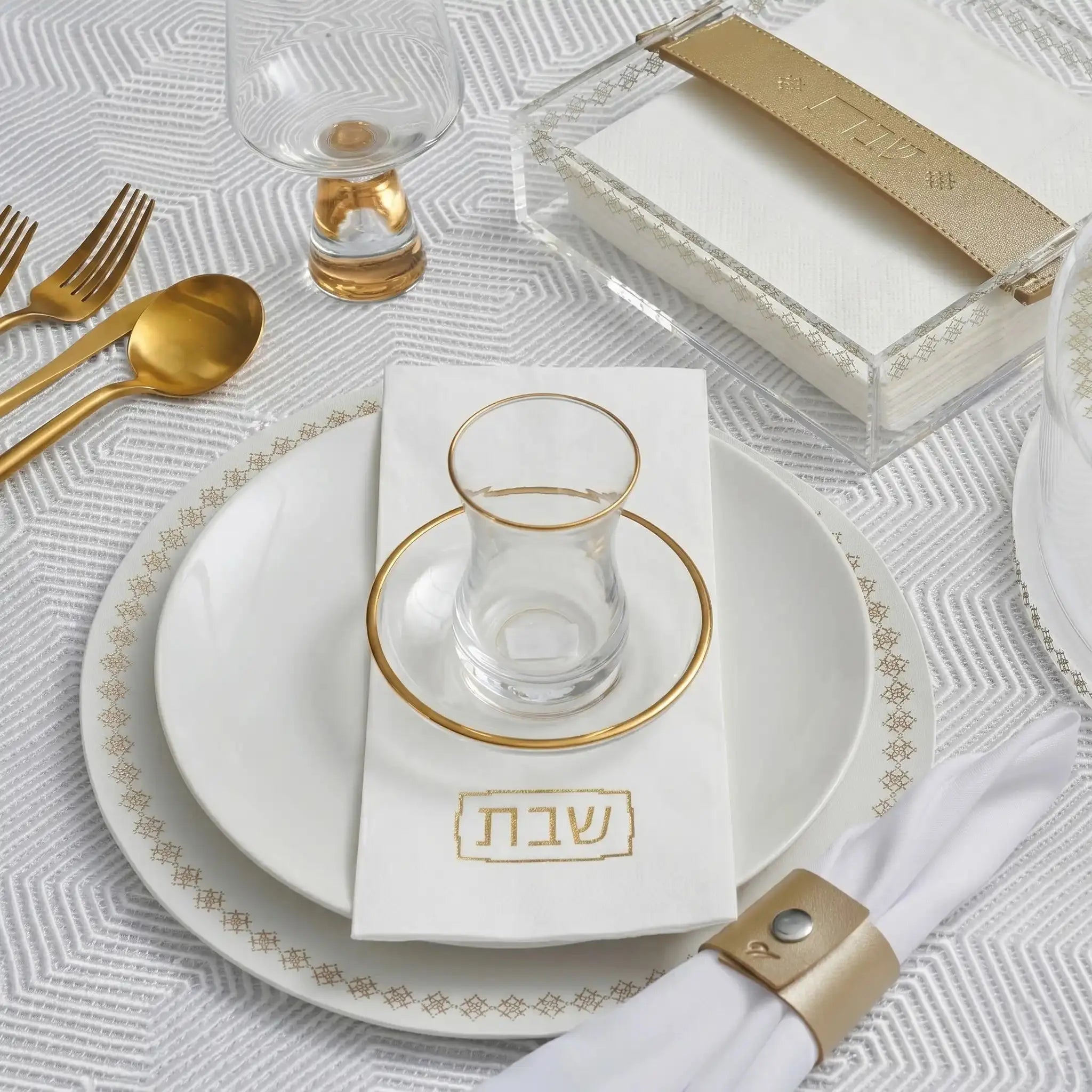 Shabbos Guest Towelettes - Waterdale Collection