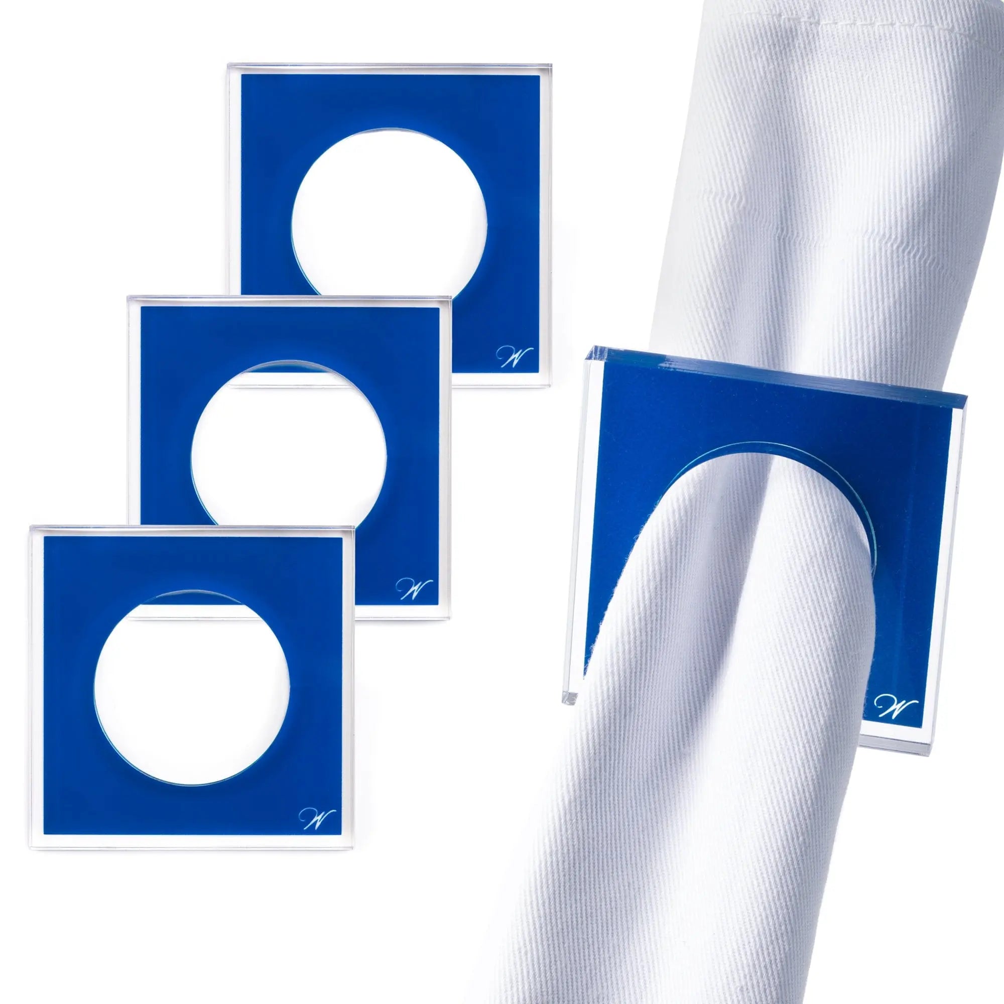 Square Napkin Rings - Waterdale Collection