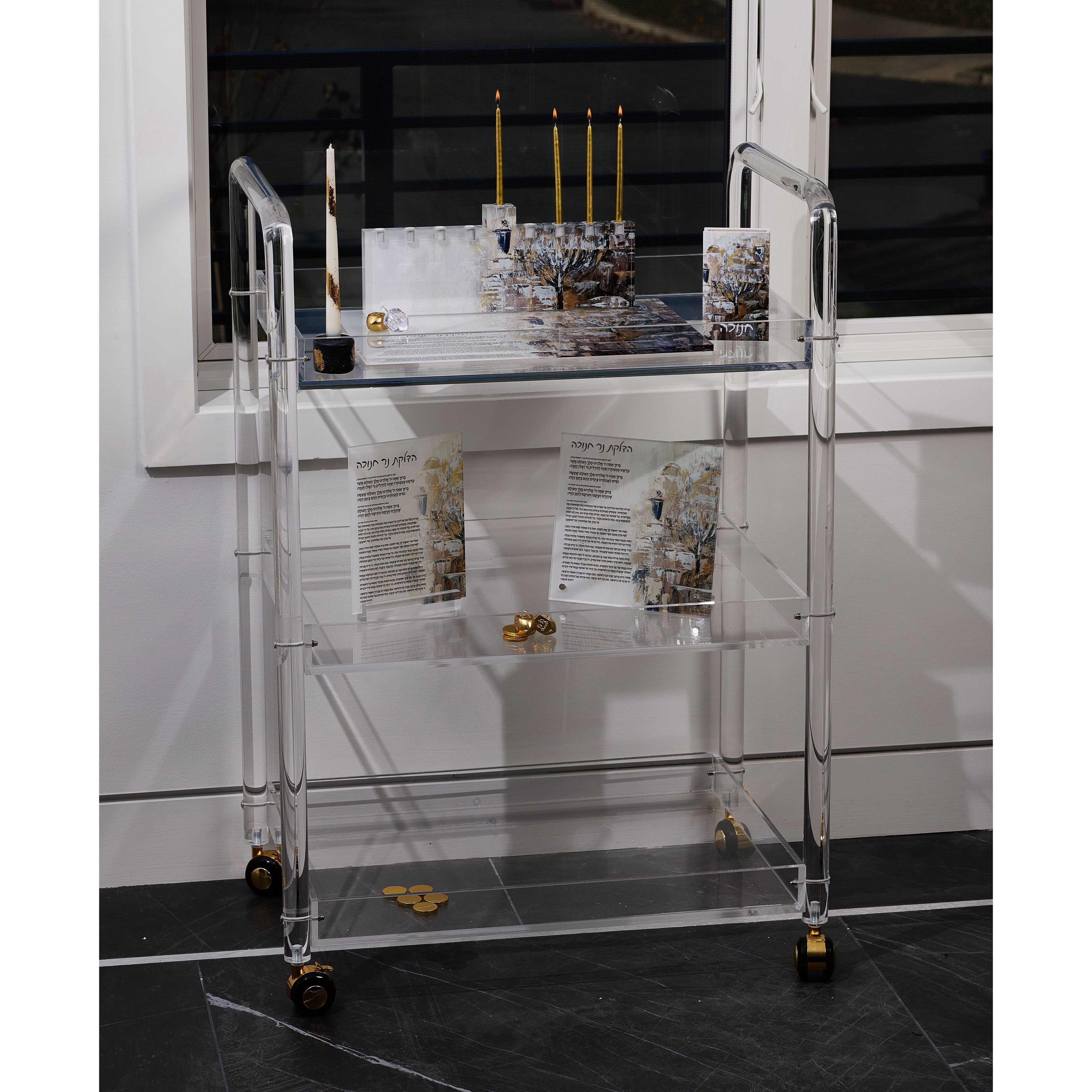 Tall Bar Cart - Waterdale Collection