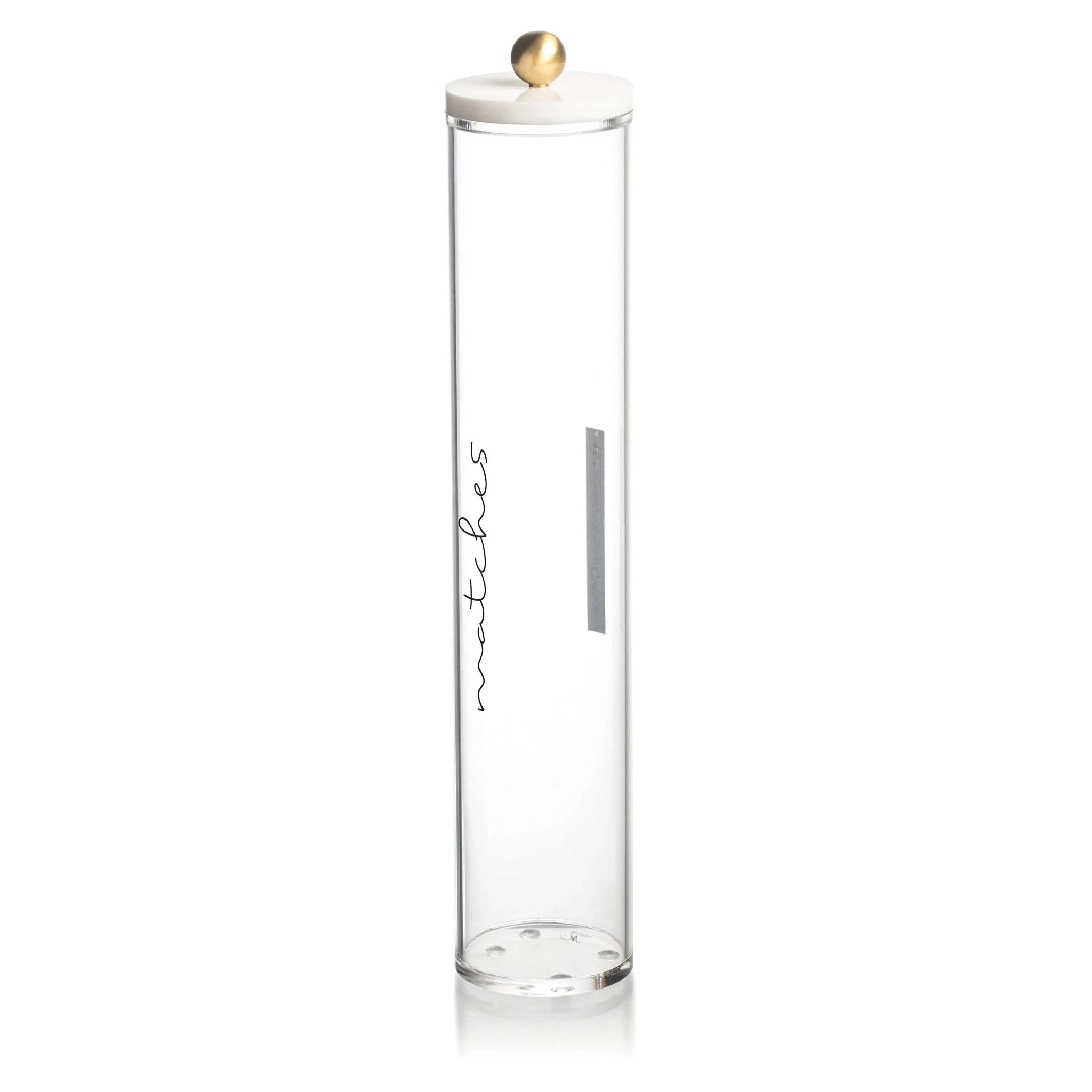 Tall Cylinder Match Holder - Waterdale Collection