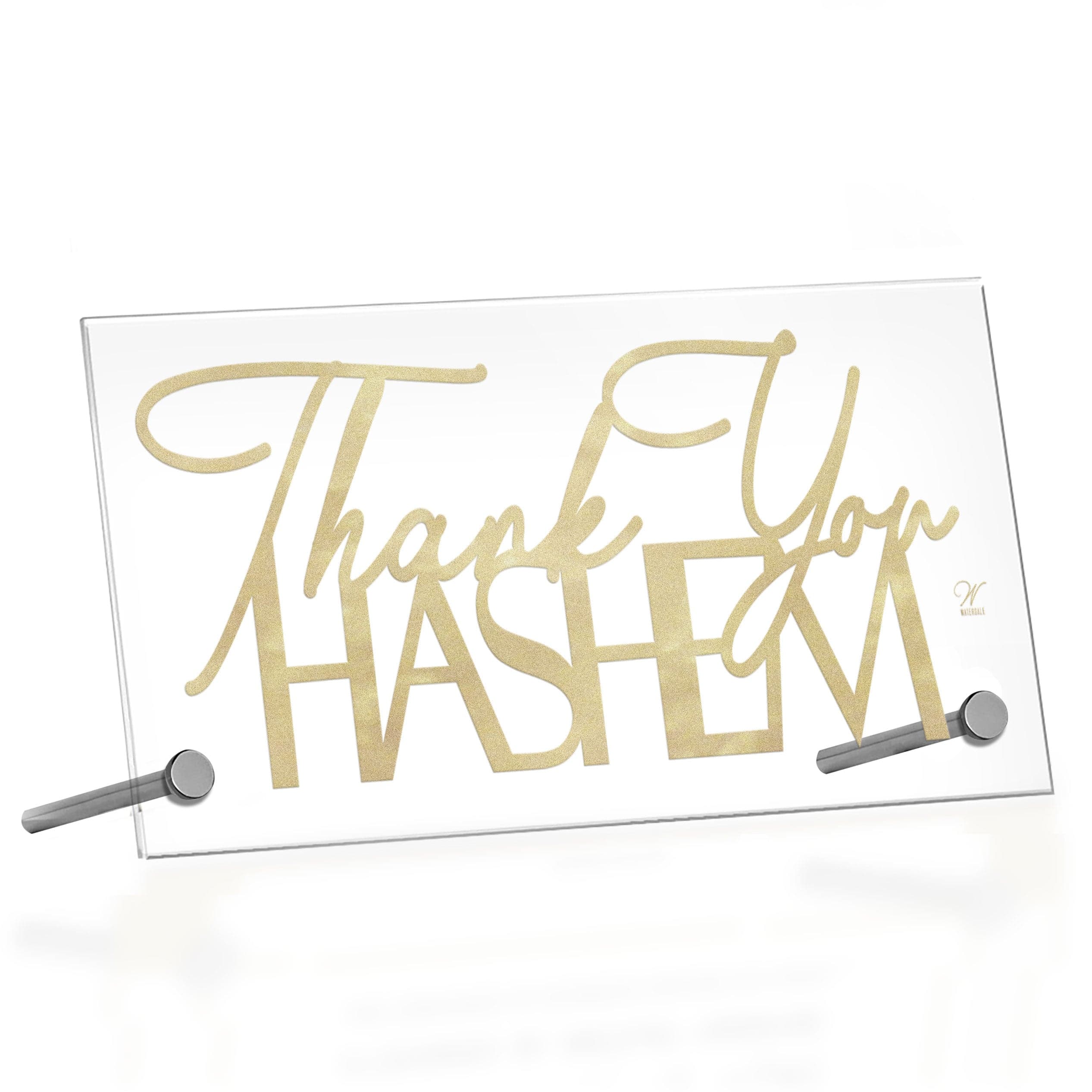 Thank You Hashem Basic Tabletop - Gold