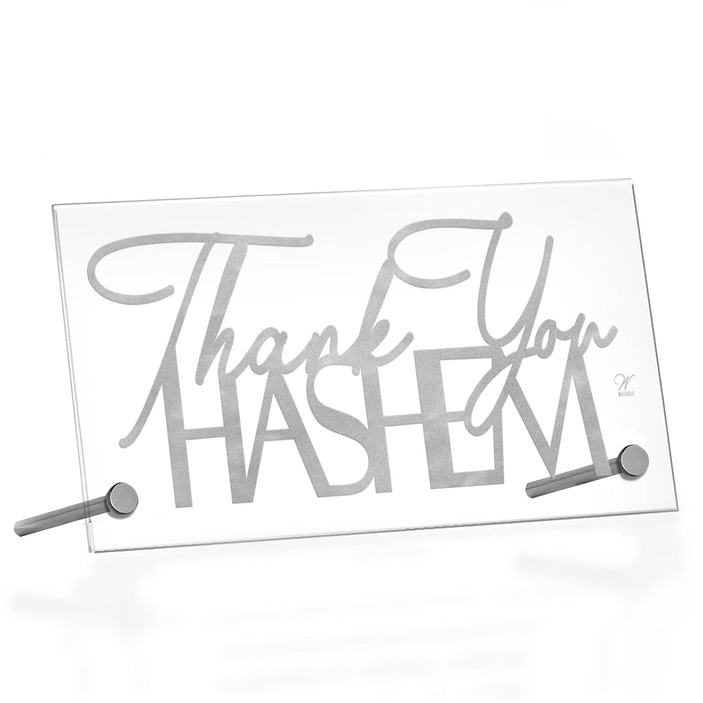 Thank You Hashem Basic Tabletop - Silver