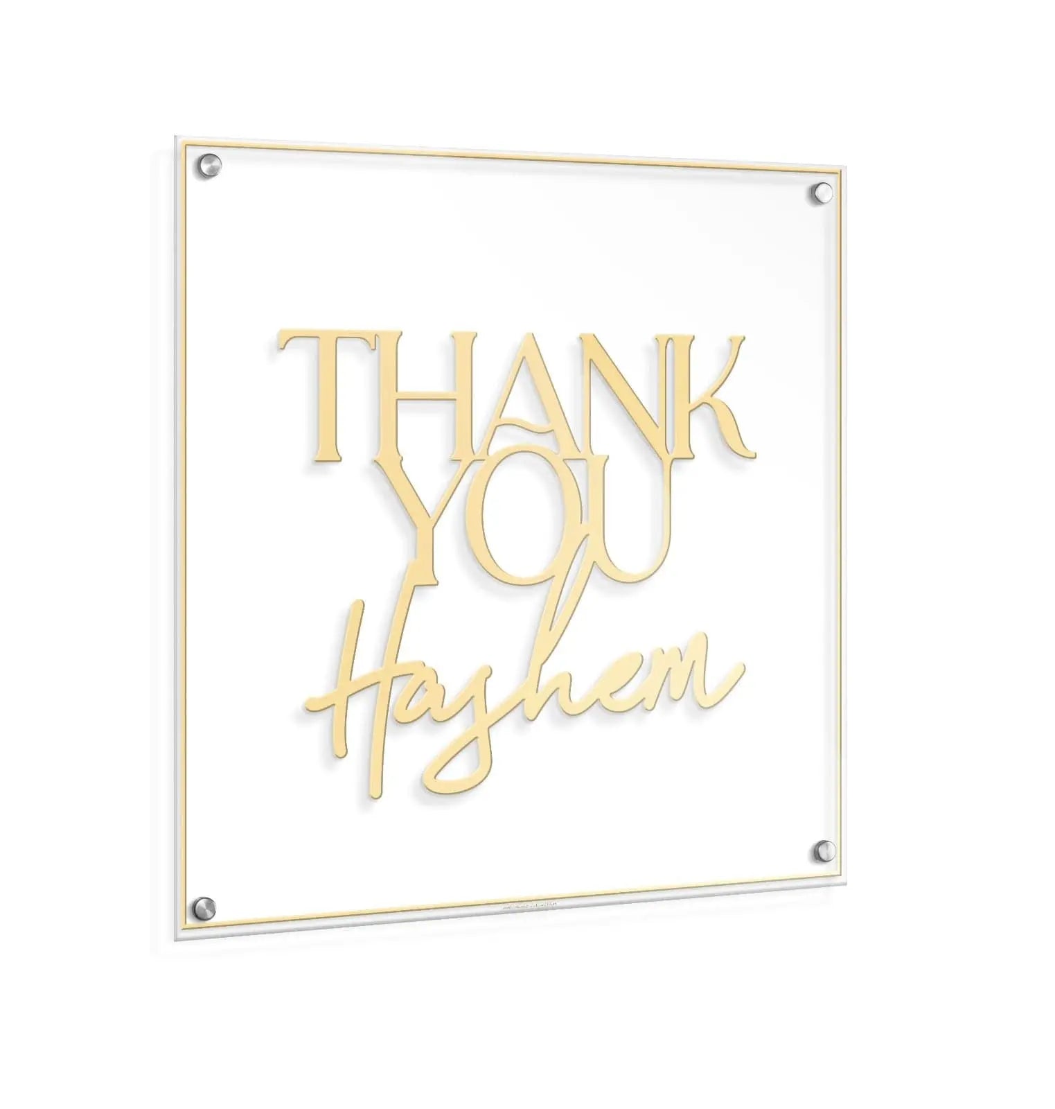 Thank You Hashem Wall Art - Waterdale Collection