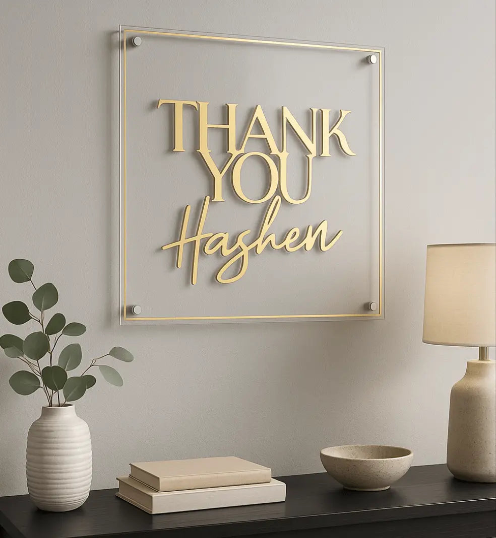 Thank You Hashem Wall Art - Waterdale Collection