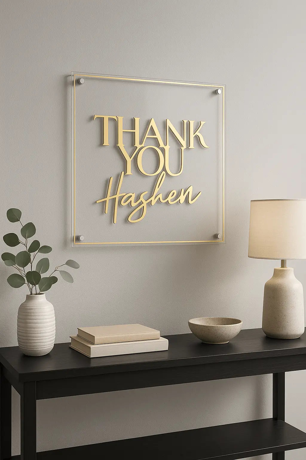 Thank You Hashem Wall Art - Waterdale Collection