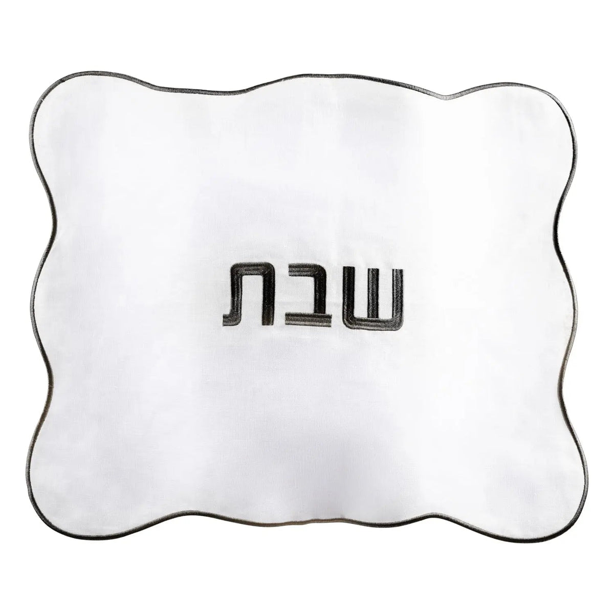 Wavy Linen Challah Cover - Waterdale Collection