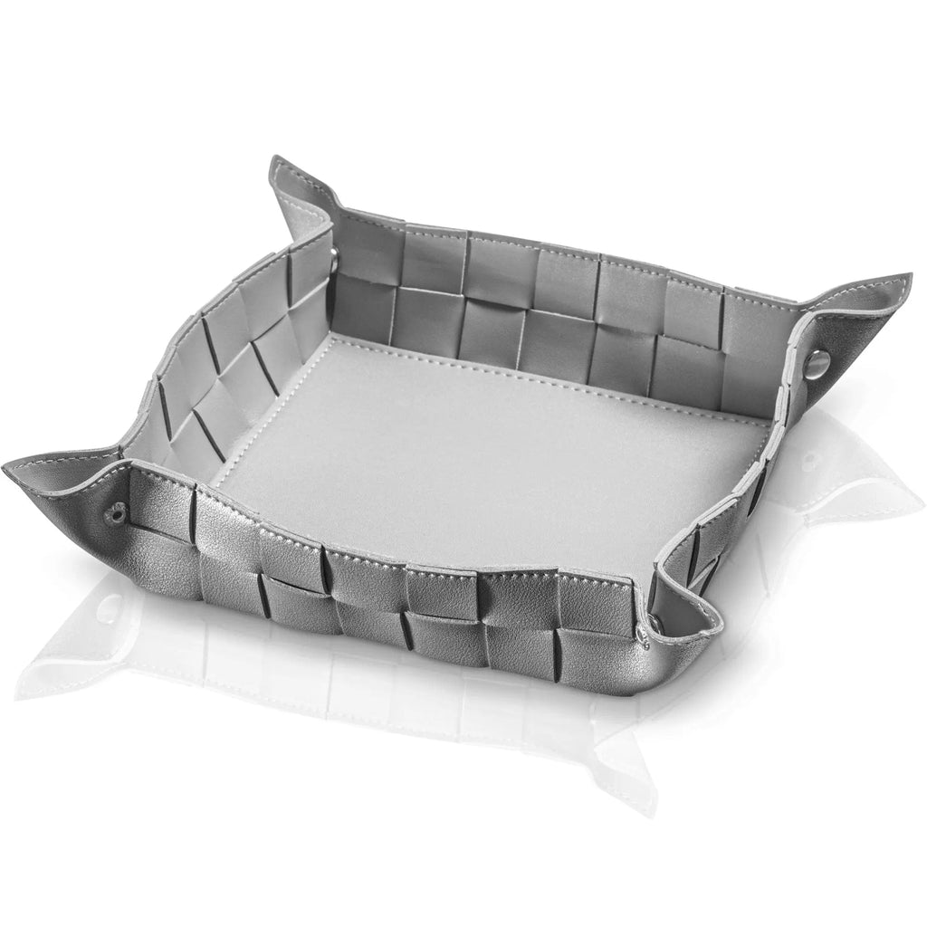 Woven Leather Napkin Holder - Waterdale Collection