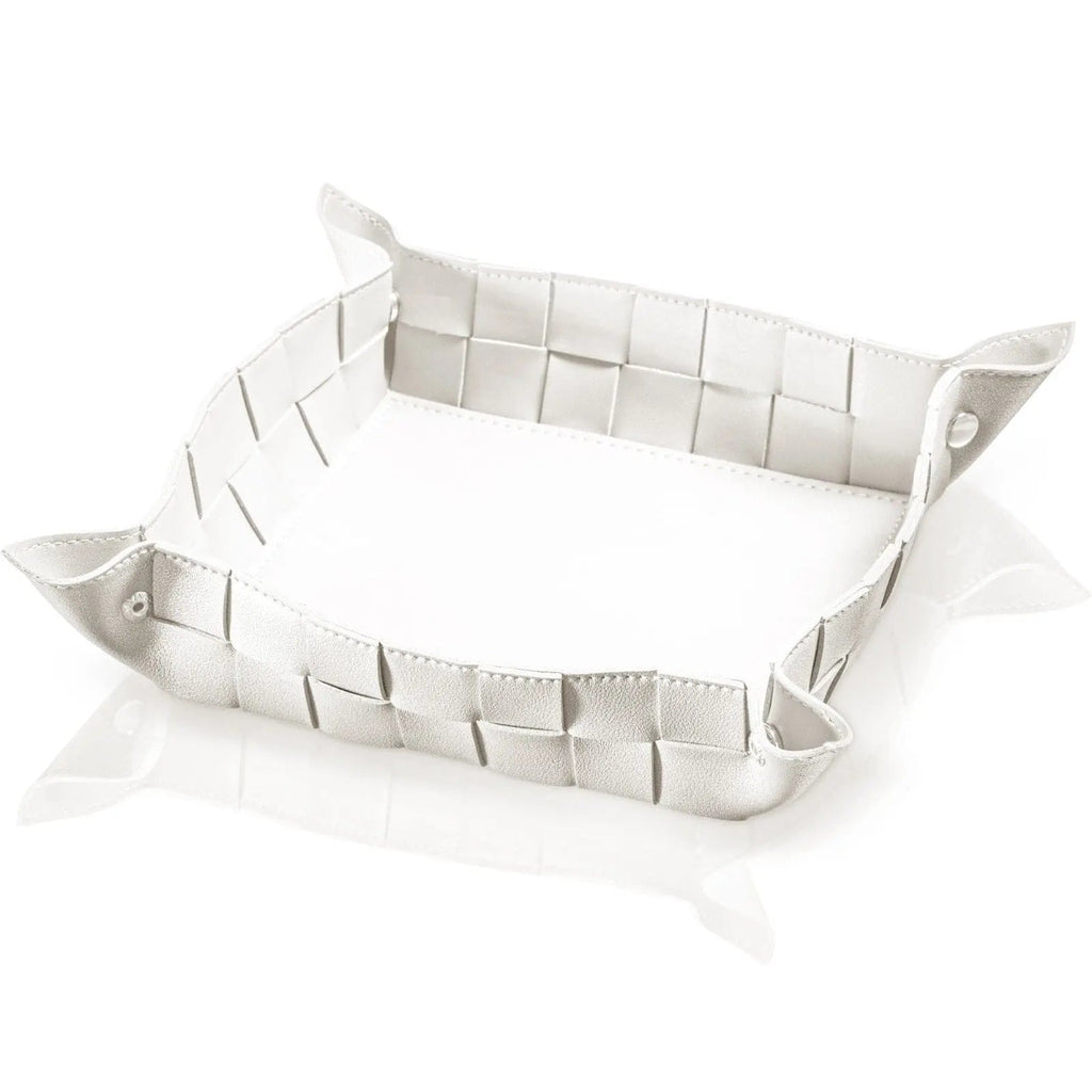 Woven Leather Napkin Holder - Waterdale Collection