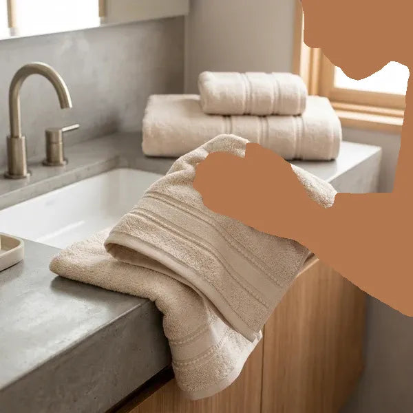 Lightweight Bath Towel – Air Cotton™, Soft & Highly Absorbent Brazilian Cotton by Veluda