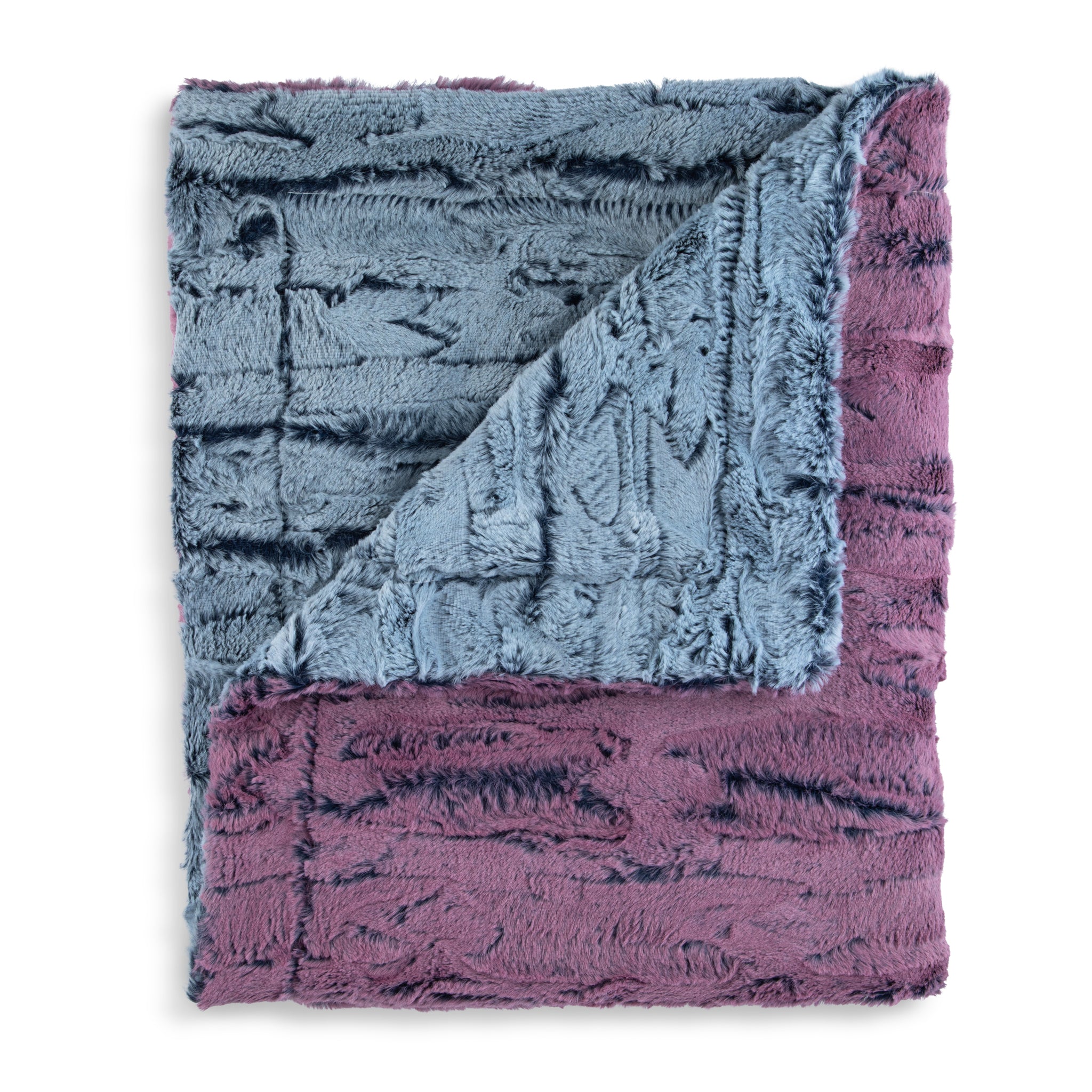 Luxe Cuddle - Mauve and Grey