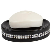 Load image into Gallery viewer, 4 Piece Bath Set Sequin Black
