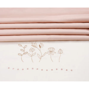 Assymetrical Collection Ecru/Dusty Rose