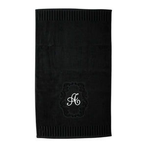 Black Velvet Hand Towels