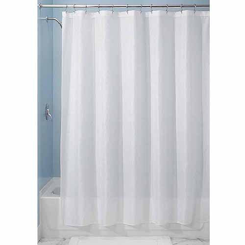 Carlton White Shower Curtain