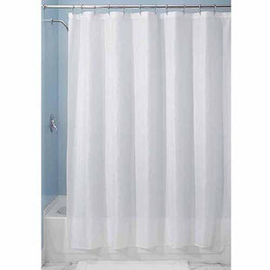 Carlton White Shower Curtain
