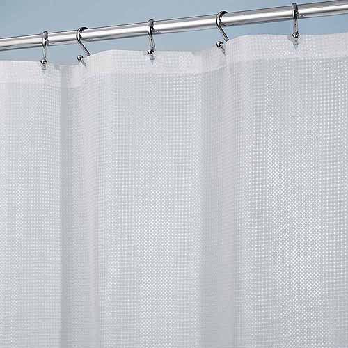 Carlton White Shower Curtain