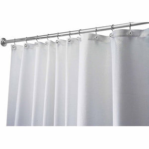 Carlton White Shower Curtain