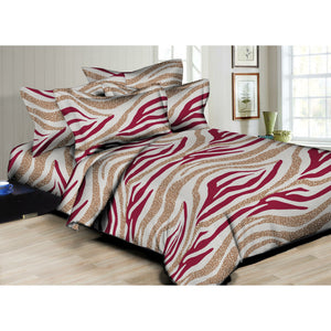 Glitzy Zebra Crimson