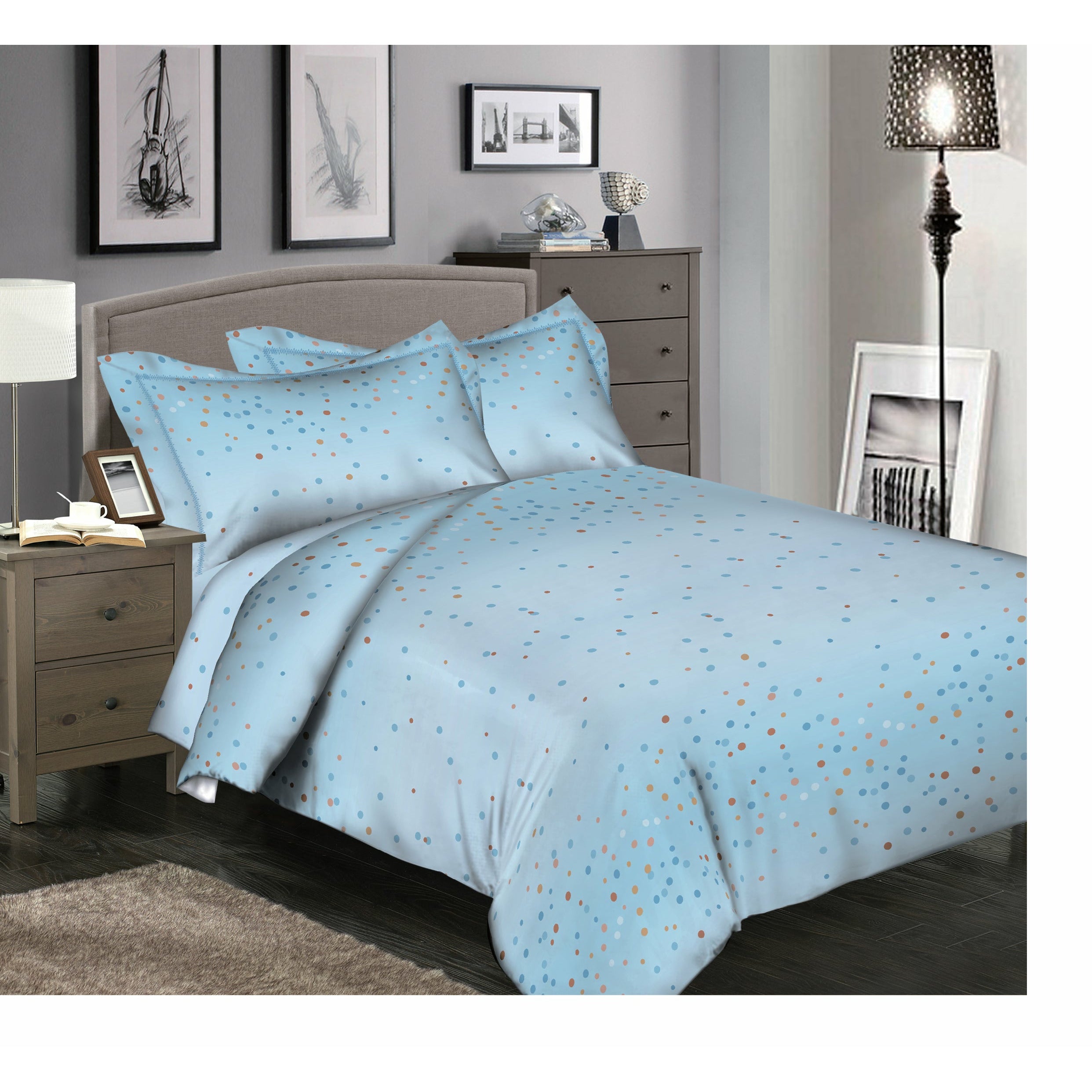 Joyful Confetti Blue