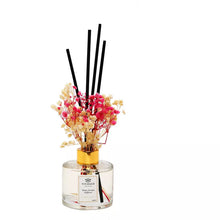 Load image into Gallery viewer, Clear Bottle with White and Pink Flowers
