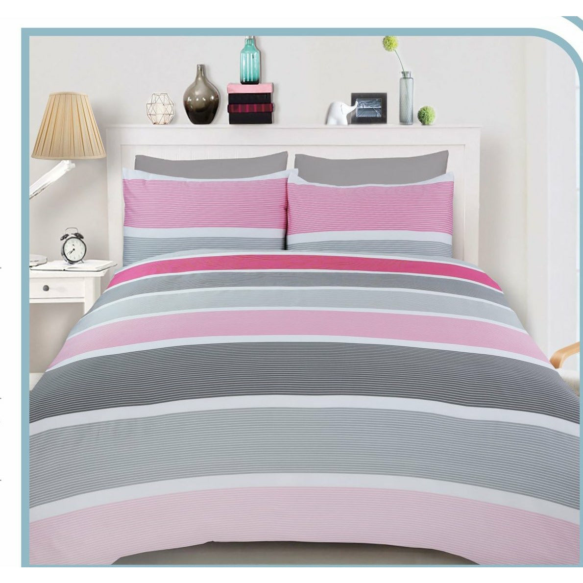 White By Ana Pink Stripes