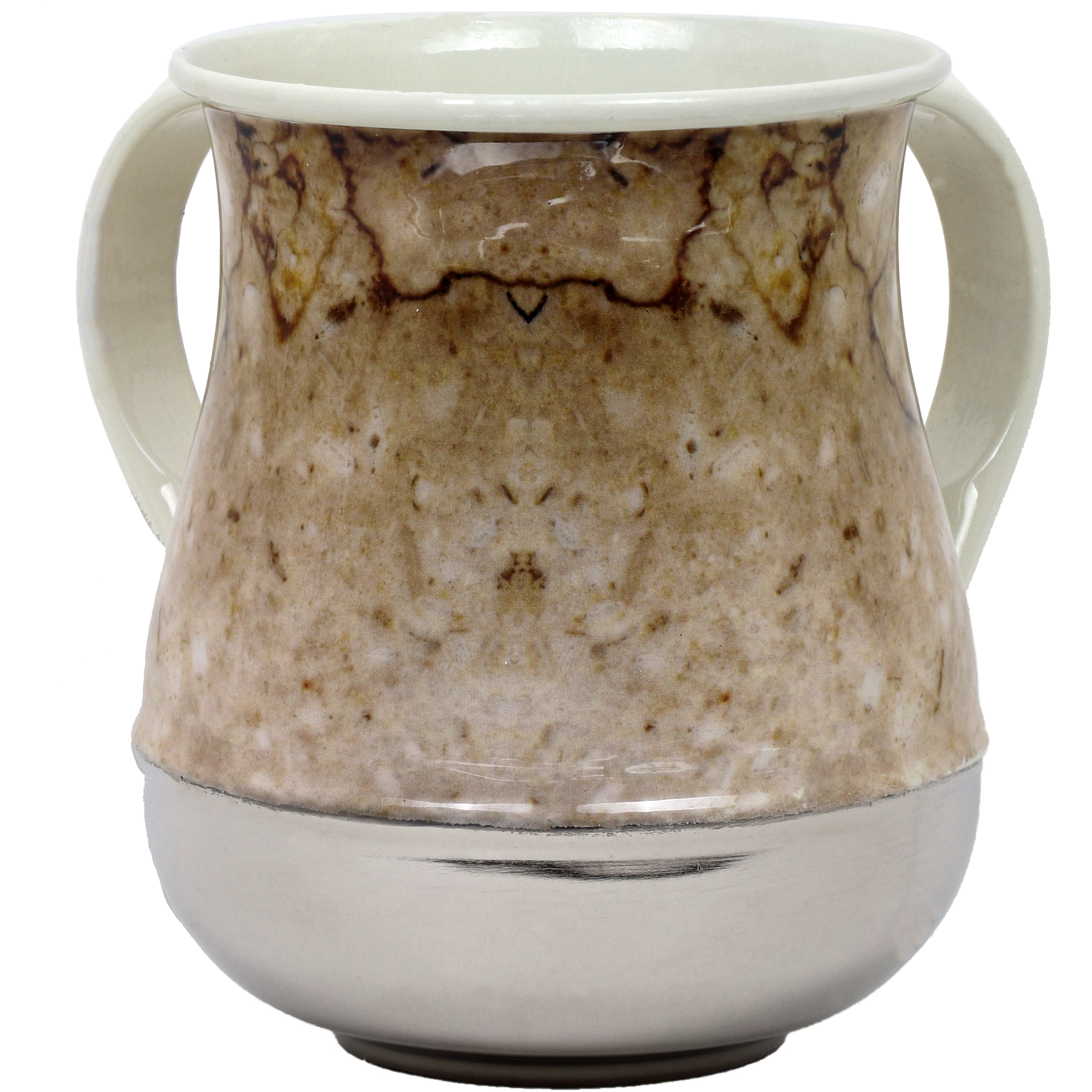 Marble Gold and Peach Washcup