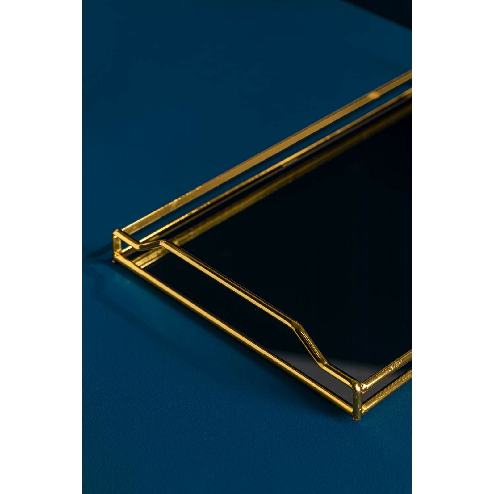 Black Mirrored Tray