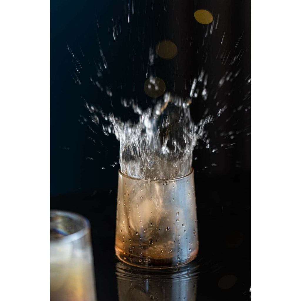 Amber Colored Drinking Glasses