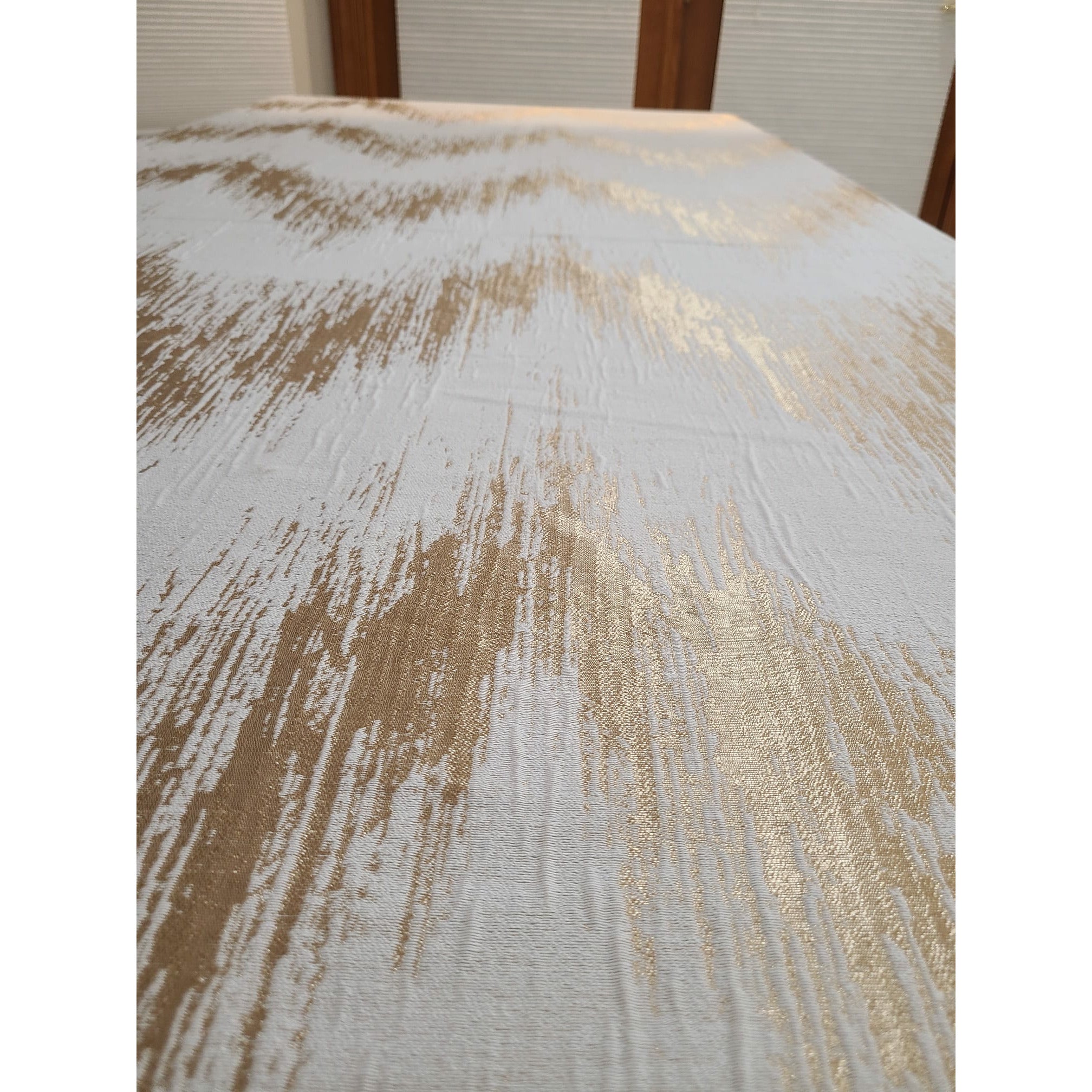 Gold Chevron Tablecloth