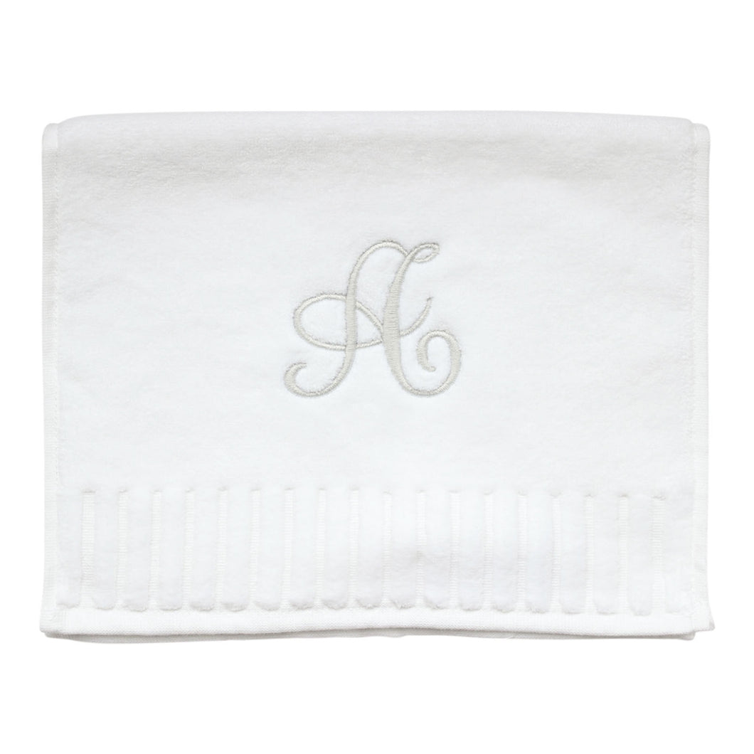 White Velvet Fingertip Towels