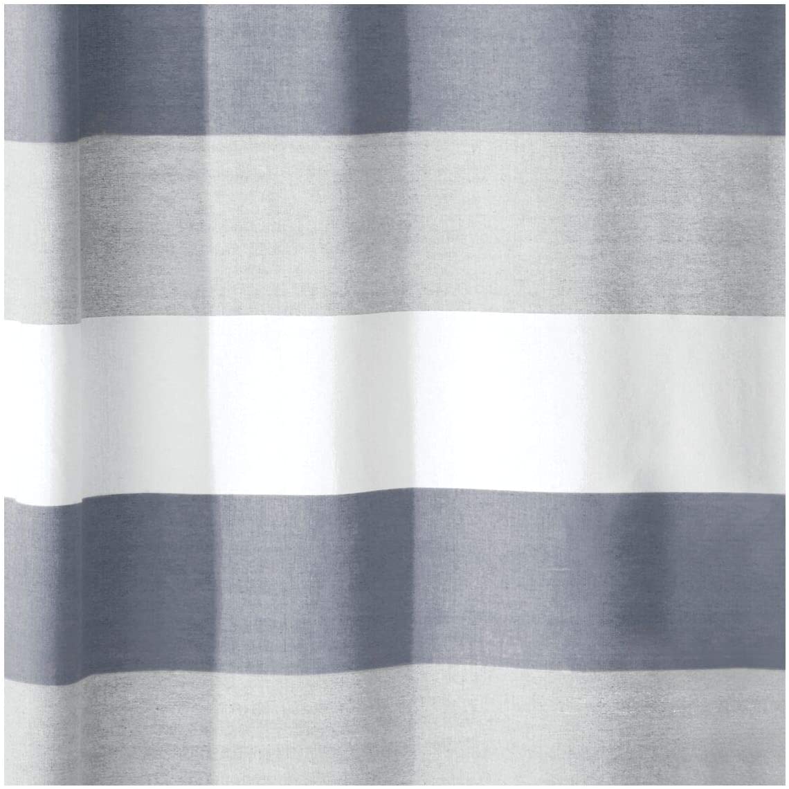 Wide Multi Stripe Shower Curtain